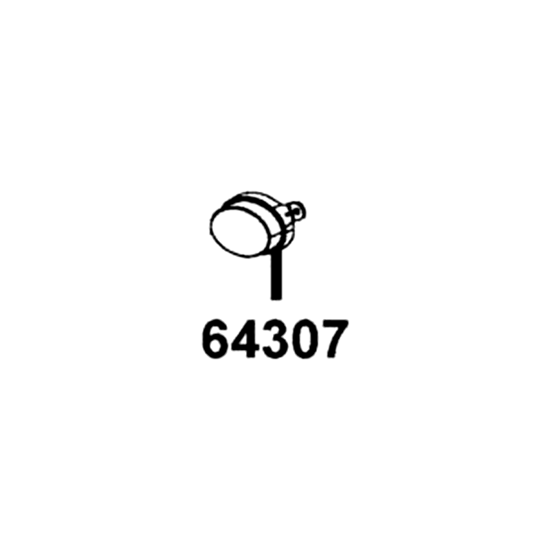 64307-LFA5-900-N1R CAP R FR MUDGUARD (Black) — diagram cutout