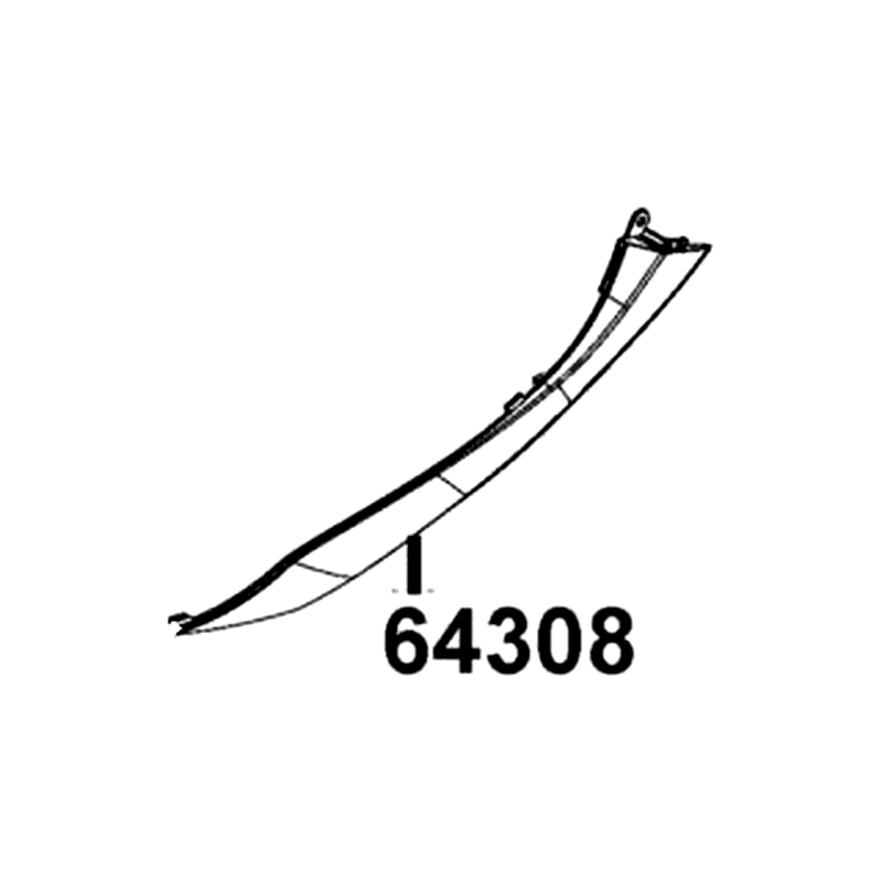 64308-AEB9-E00-N1P SKIRT B L SIDE — diagram cutout