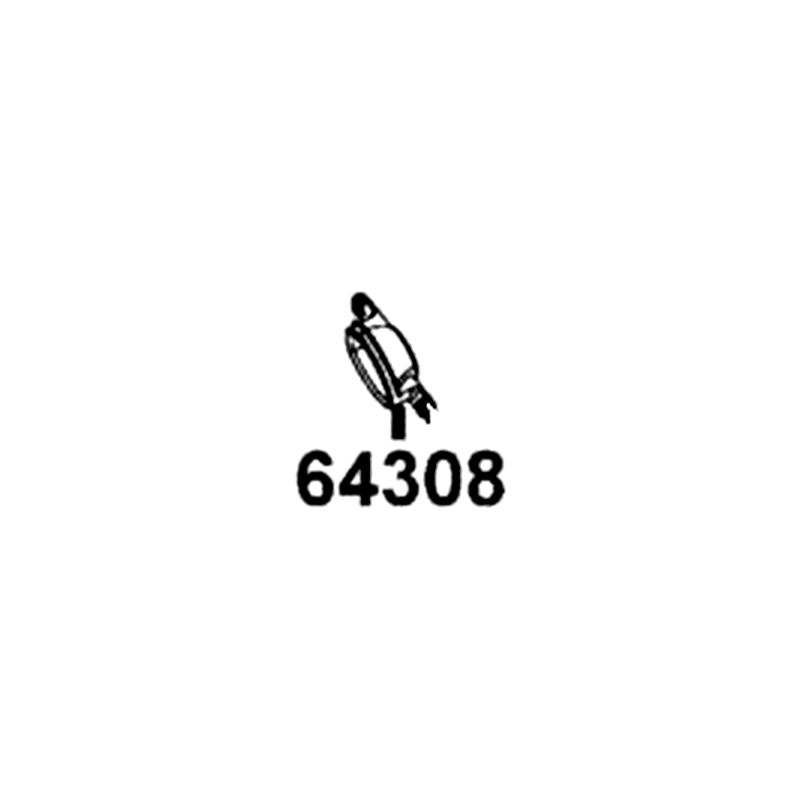 64308-LCA5-900 CAP L FR BUMPER — diagram cutout