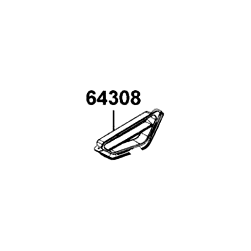 64308-LKM8-900-N1R TRIM0 L FRONT (Black) — diagram cutout