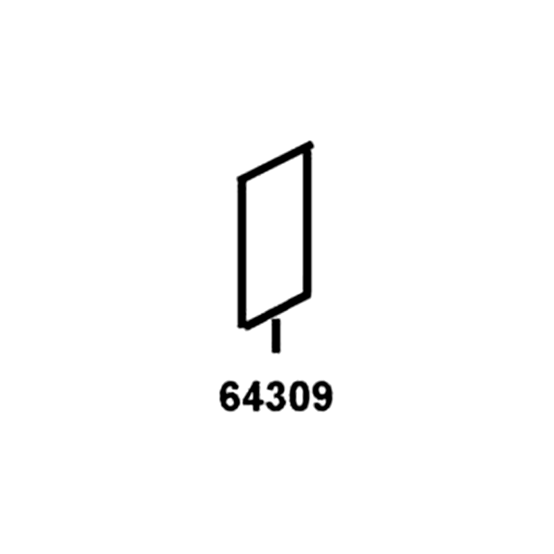 64309-AEE9-M00 SPONGE FRONT HOOD — diagram cutout