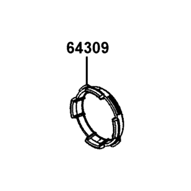 64309-AKE6-M00-N1R COVER WINKER (Black) — diagram cutout