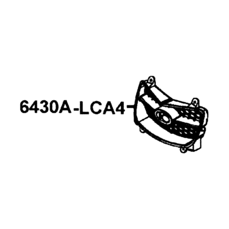6430A-LCA4-E00-T01 COVER ASSY GRILLE — diagram cutout
