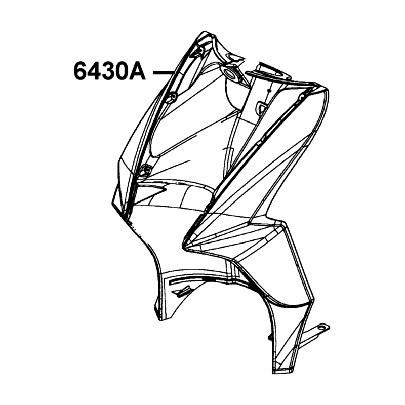 6430A-LGB5-E10-N1R MOLD FRONT ASSY — diagram cutout