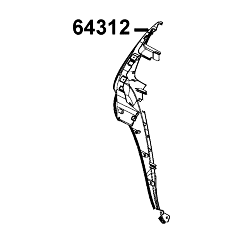 64312-AEB9-E00-79P "MOLDING, R FR" — diagram cutout