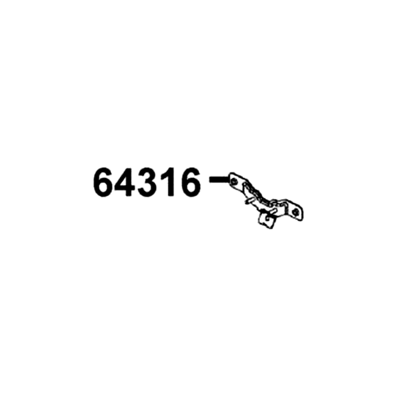 64316-AEB9-E00 "STAY, SENSOR" — diagram cutout