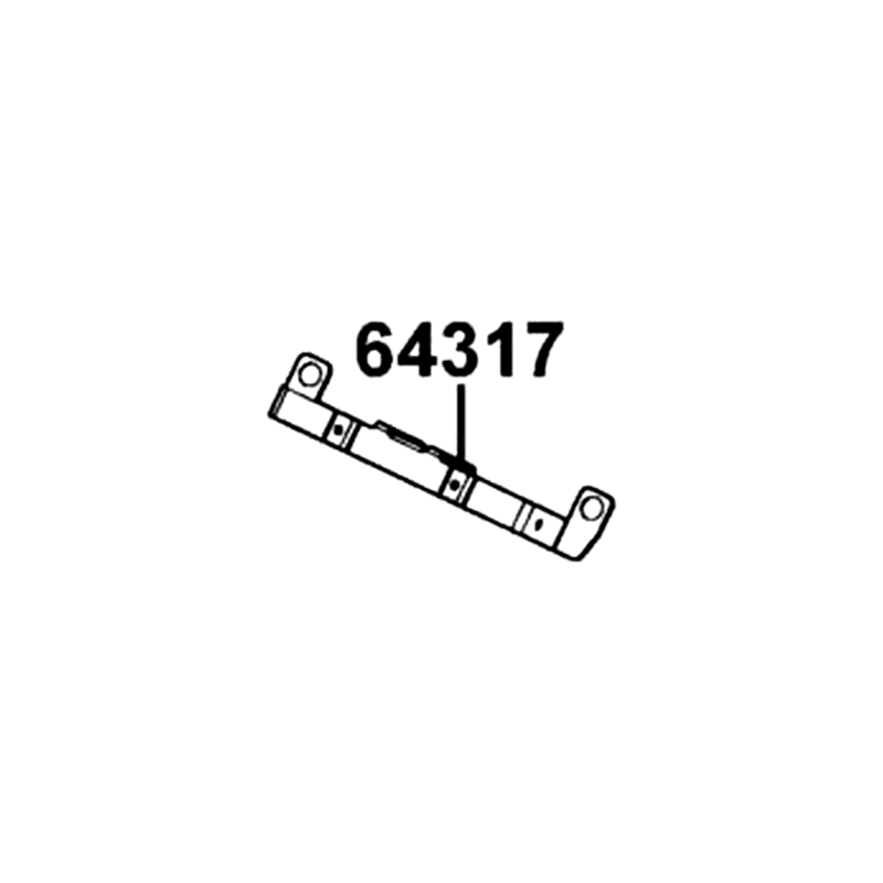 64317-LBA7-900 STAY RADIATOR UP — diagram cutout