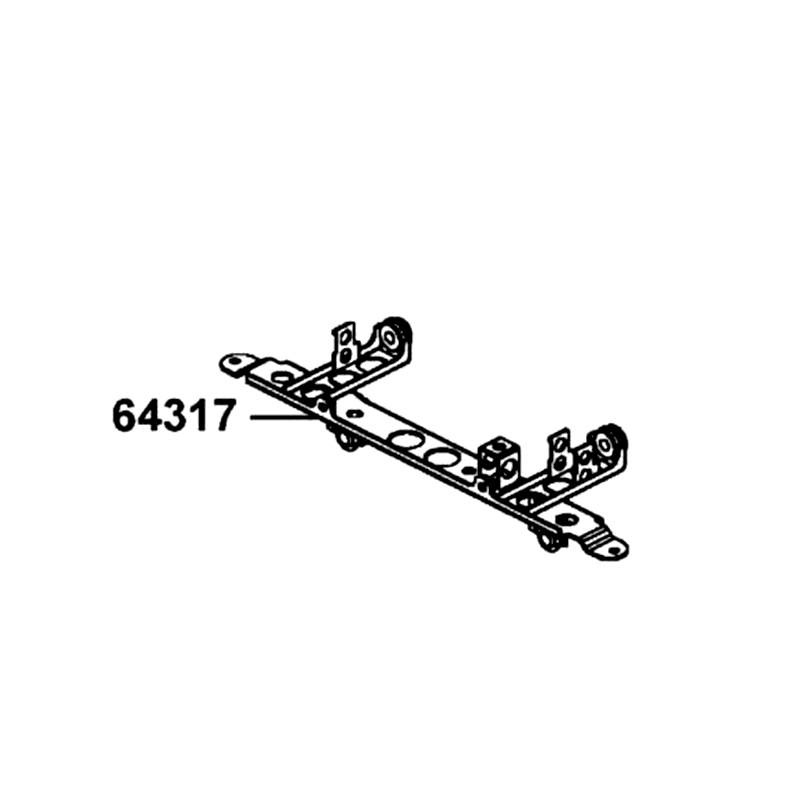 64317-LKM5-E00 BRKT RADIATOR UPPER — diagram cutout