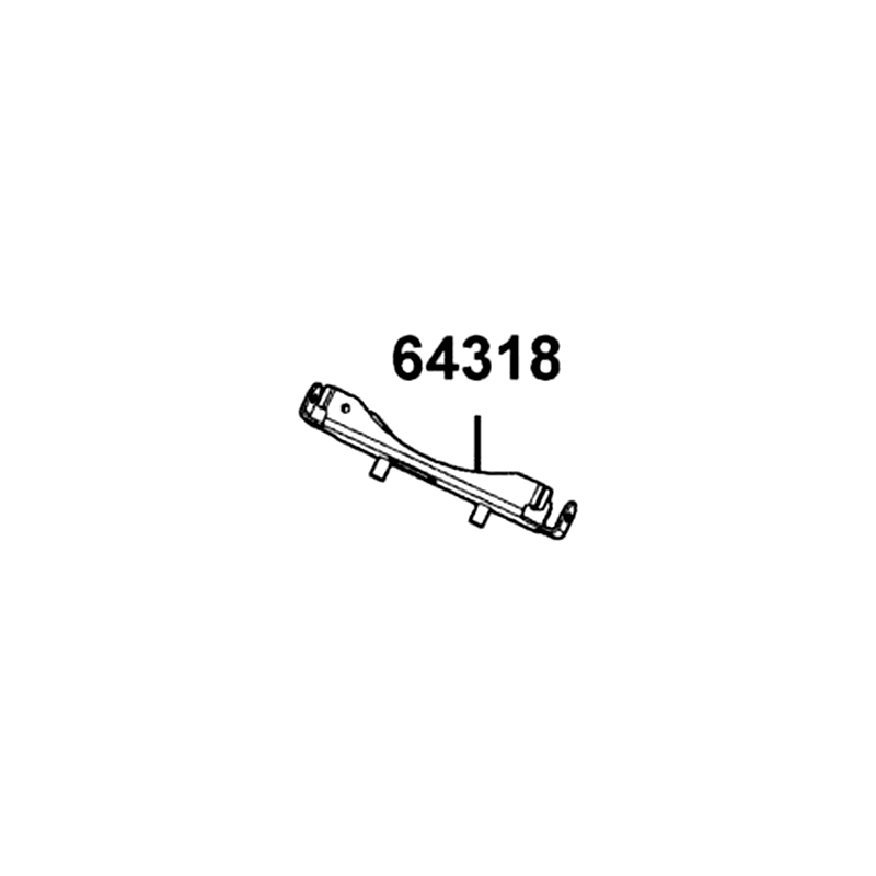 64318-LBA7-900 STAY RADIATOR BOTTOM — diagram cutout