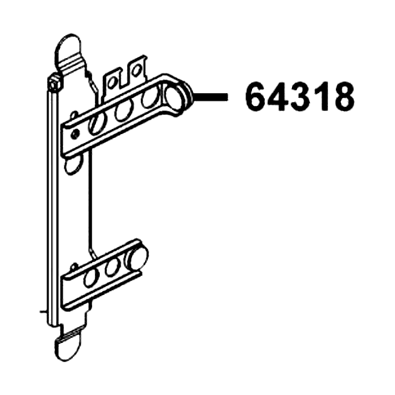 64318-LKK7-900 BRKT L RADIATOR — diagram cutout
