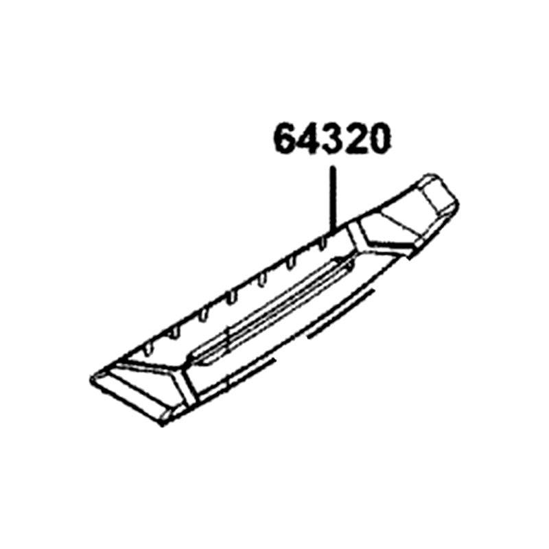 64320-BAA7-E00-N1R MAT R FLOOR (Black) — diagram cutout