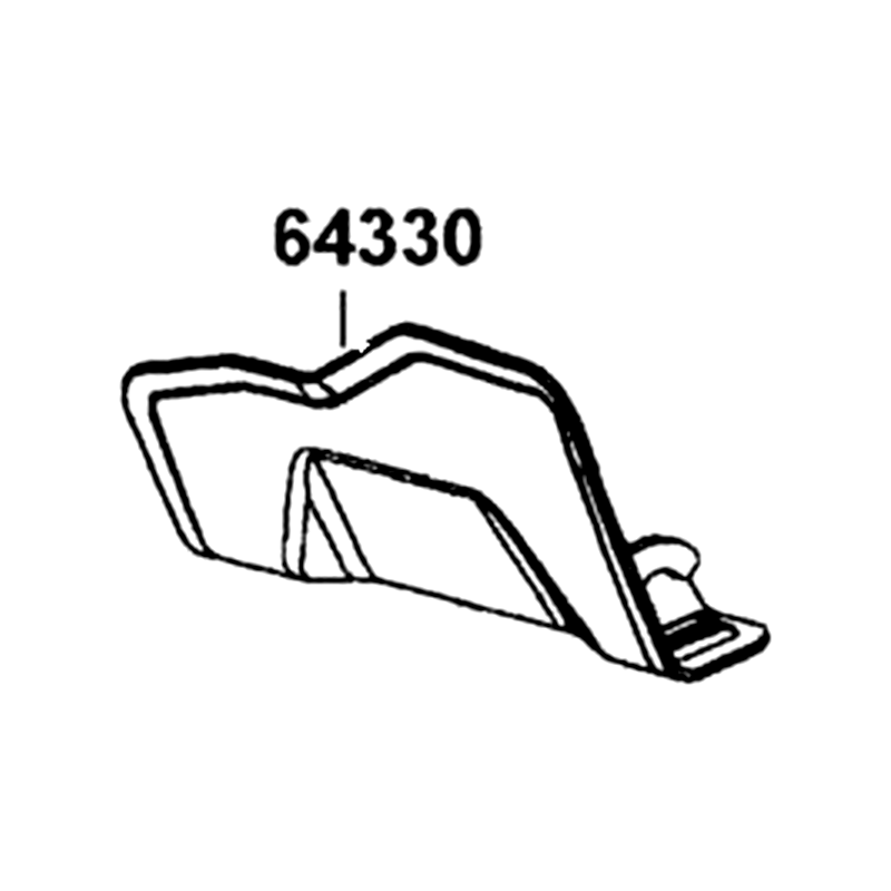 64330-LFE9-E00-N1R GUARD R BOOT (Black) — diagram cutout
