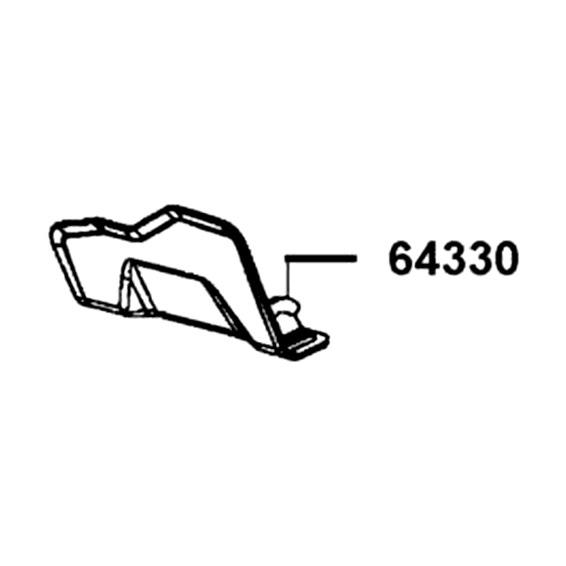 64330-LFE9-E01-N1R GUARD R BOOT (Black) — diagram cutout