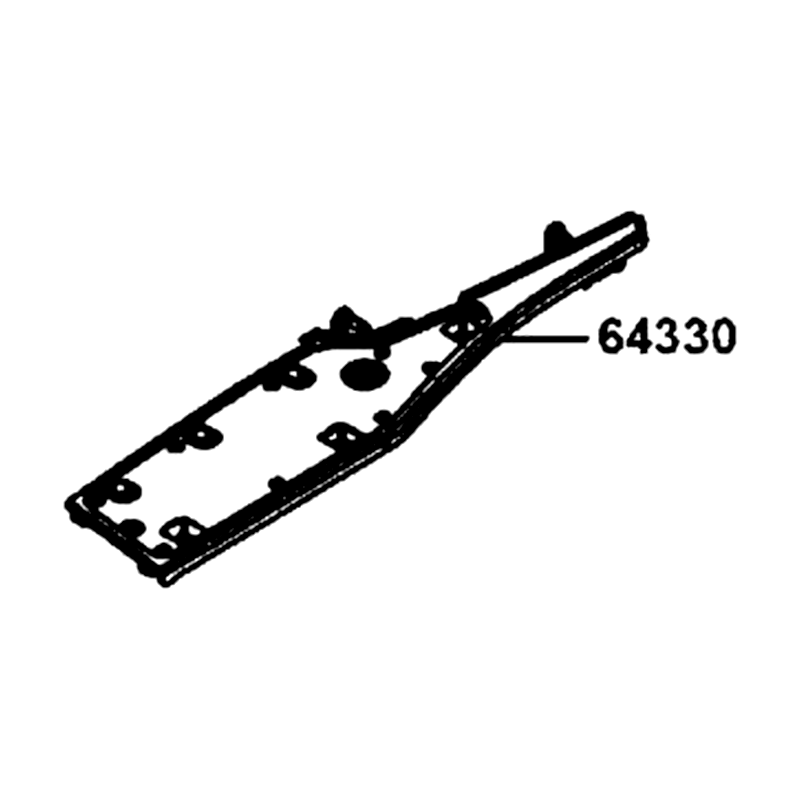 64330-LGC6-E00-N1R PANEL A L FLOOR (Black) — diagram cutout