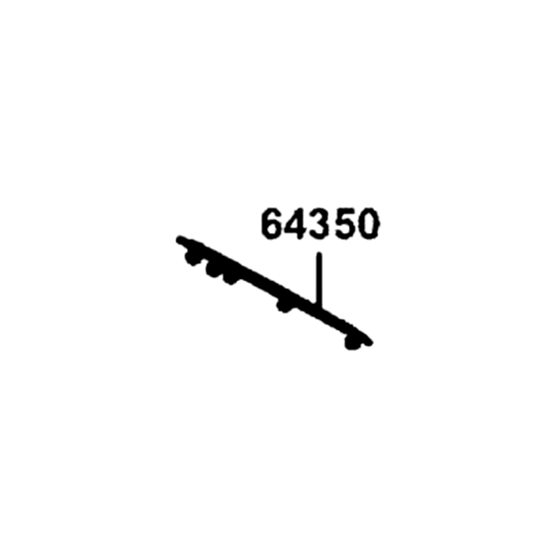 64350-LGC6-E00-N1R MAT R LEG SHIELD (Black) — diagram cutout
