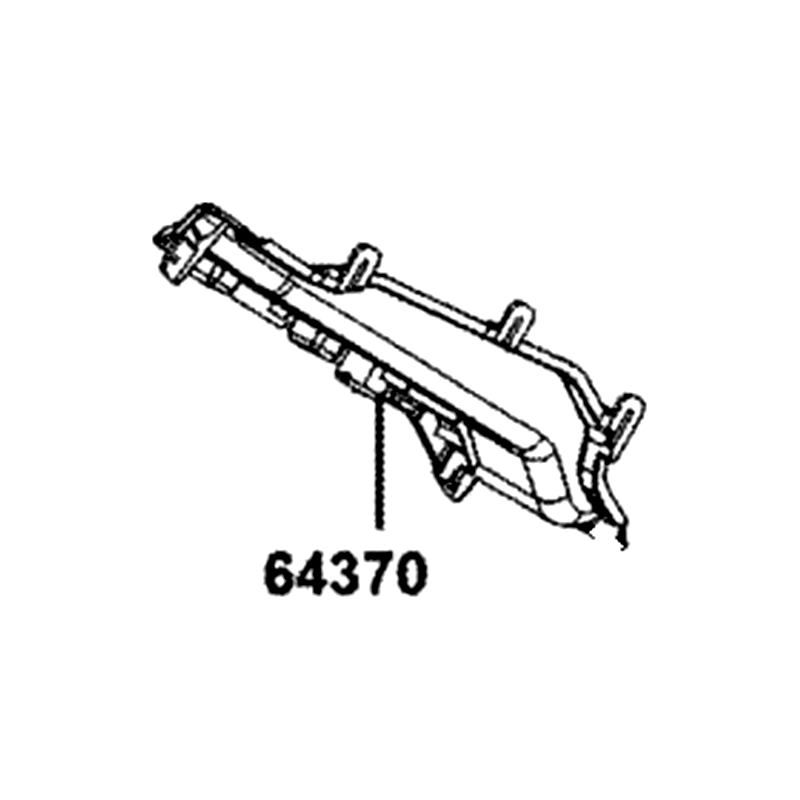 64370-BAA7-E00-N1R PANEL B R FLOOR (Black) — diagram cutout