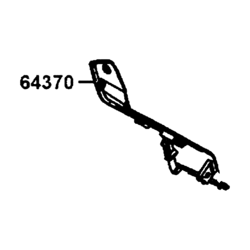 64370-LGC6-E00-N1R PANEL B R FLOOR (Black) — diagram cutout