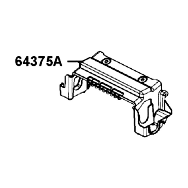 64375-ALE8-E00-N1R PANEL SPLASH (Black) — diagram cutout