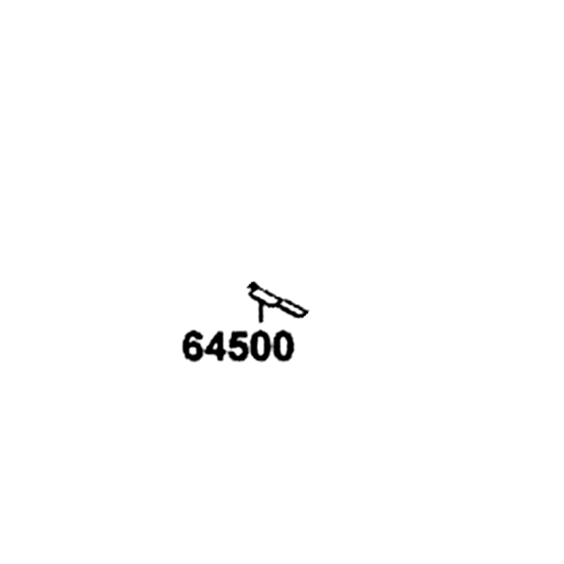 64500-LEE8-E01-N1R GUARD BOOT (Black) — diagram cutout