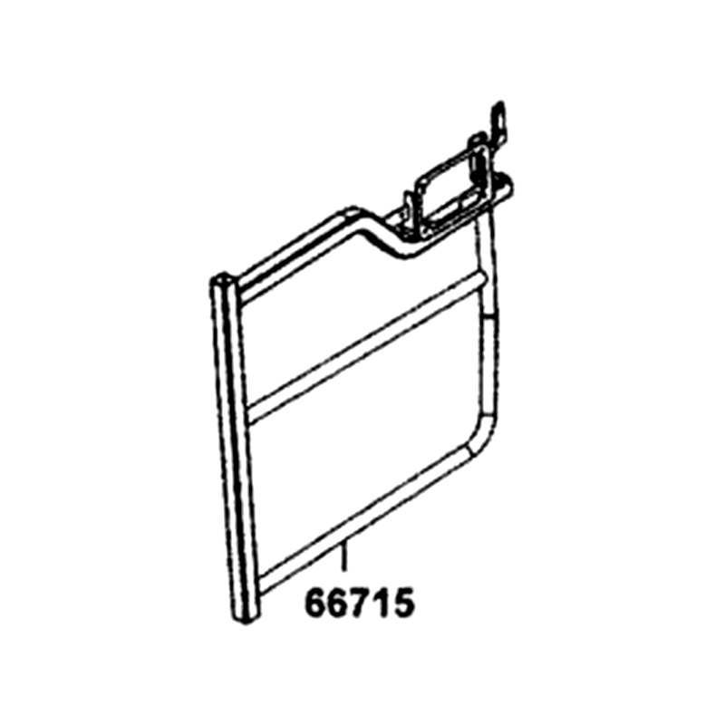 66715-AFB9-M00 L PIPE COMP DOOR — diagram cutout