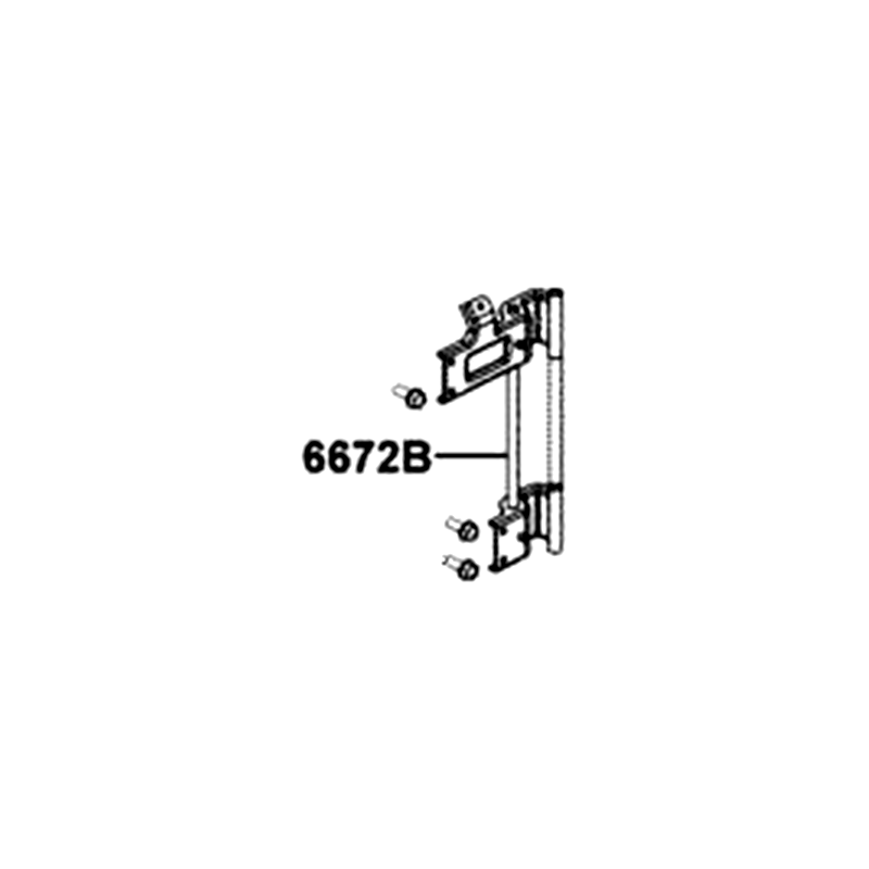 6672B-AGA5-M00 BRKT L. COMP DOOR — diagram cutout