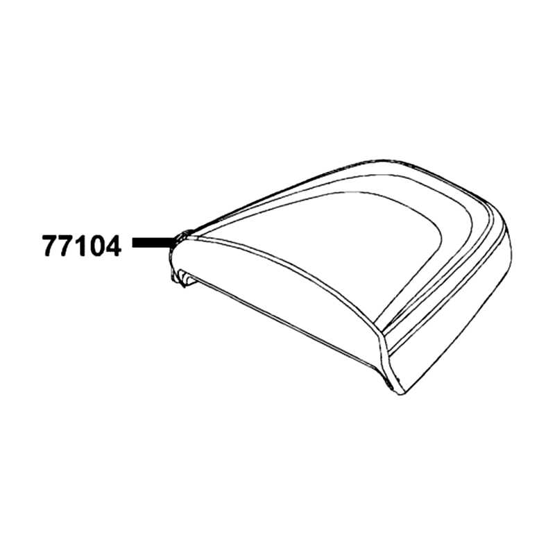 77104-LCB9-C10 " SKIN, BACK SEAT" — diagram cutout