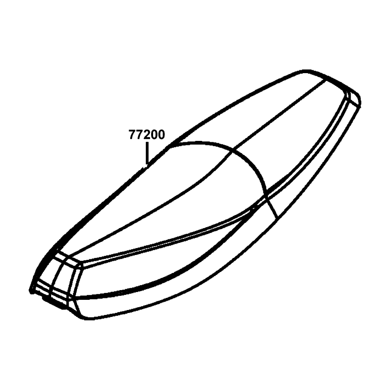 77200-ACA5-BJ0-T01 SEAT ASSY. — diagram cutout
