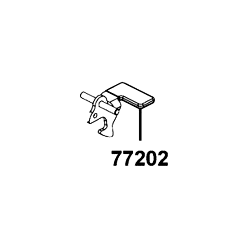 77202-PWB1-900 CATCH SEAT WELDMENT — diagram cutout