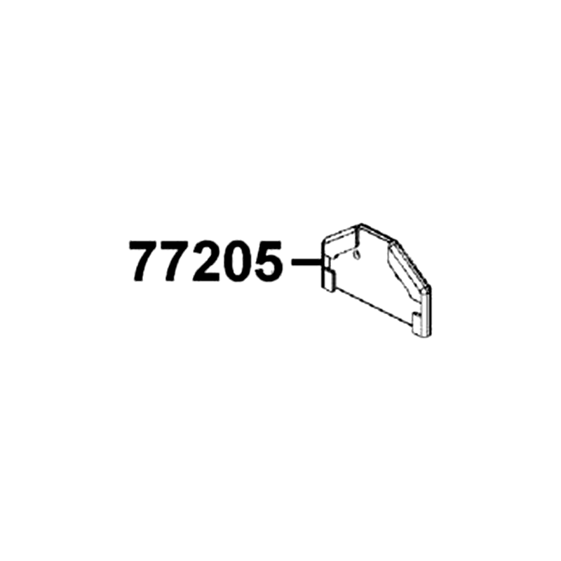 77205-ADG8-E00 RUBBER ROLL CAGE — diagram cutout