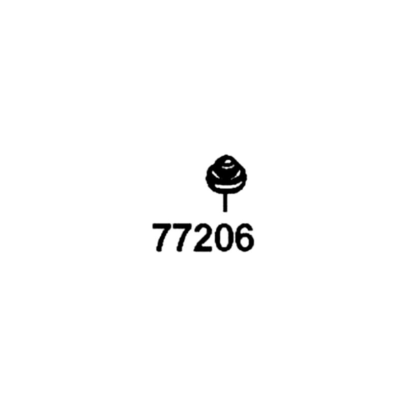 77206-KGBG-900 RUBBER SEAT CUSH — diagram cutout
