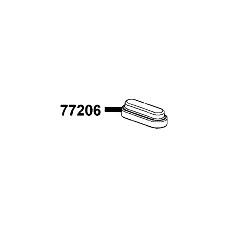 77206-LCB9-C10 RUBBER SEAT CUSHION — diagram cutout
