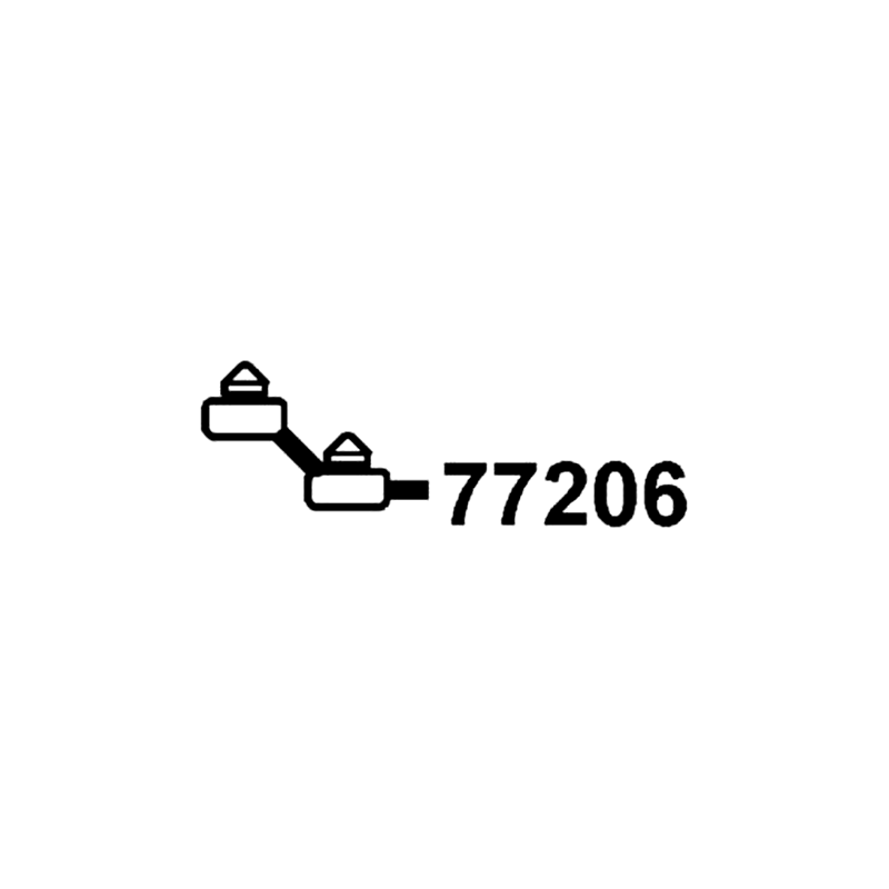 77206-LEA2-900 RUBBER SEAT CUSH — diagram cutout