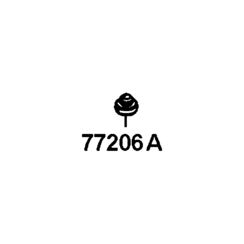 77206-LKB9-900 RUBBER SEAT CUSH — diagram cutout