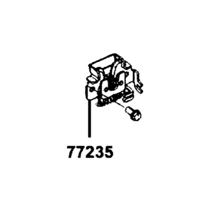 77235-BAA7-E00 SEAT CATCH COMP — diagram cutout