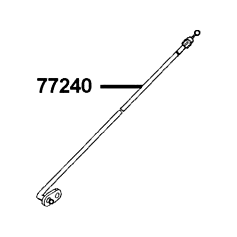 77240-LEA2-900 CABLE SEAT LOCK — diagram cutout