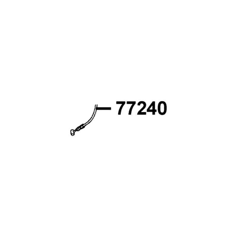 77240-LGB5-E10 "CABLE., SEAT LOCK" — diagram cutout