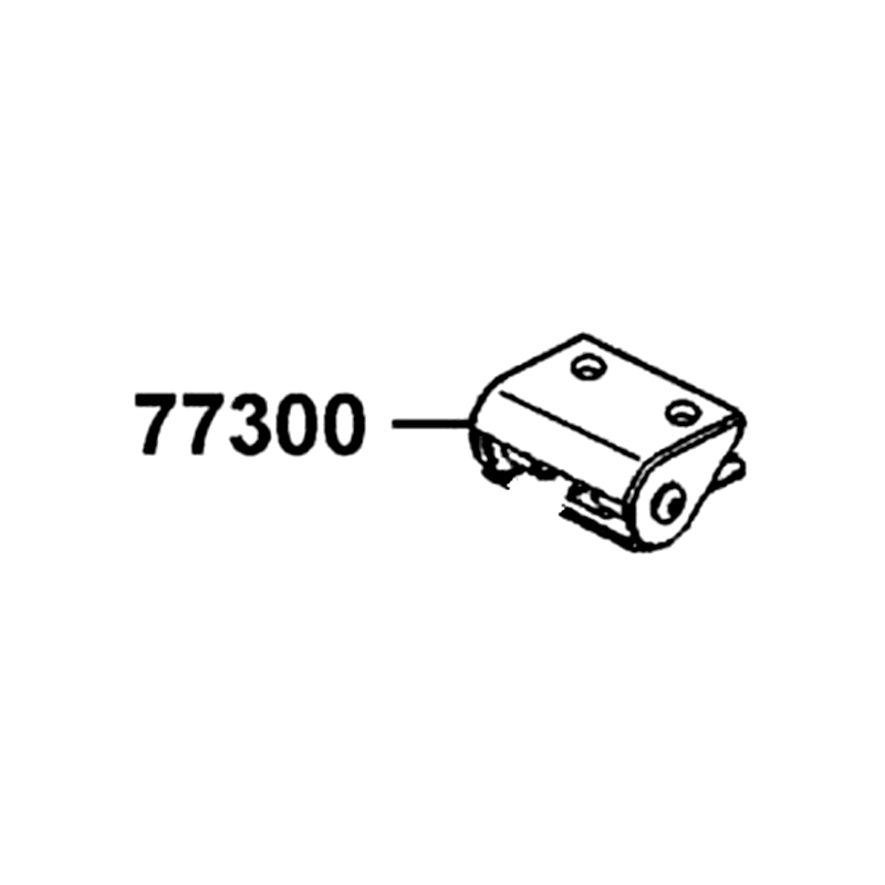 77300-BAA7-E00 HINGE ASSY — diagram cutout