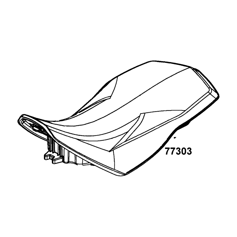77303-KFA6-900 HOLDER HOOK BAR — diagram cutout