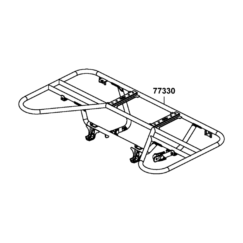 77330-AAA5-MG0 CARRIER REAR — diagram cutout