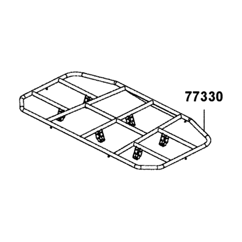 77330-AKB9-M00 REAR CARRIER LUGGAGE — diagram cutout