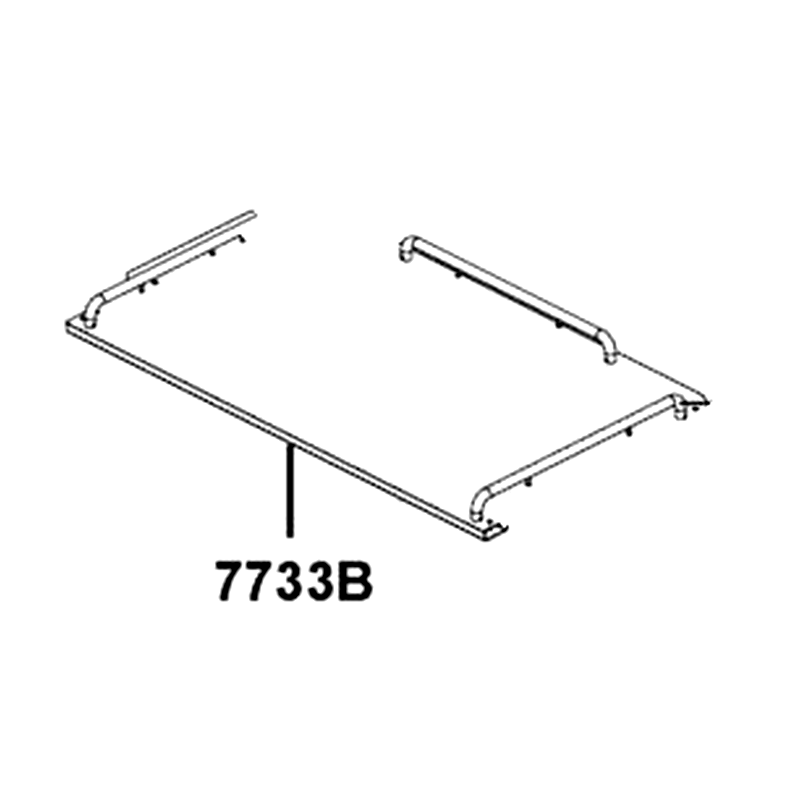 7733B-AKB9-M00 REAR CARRIER FLOOR COMP — diagram cutout