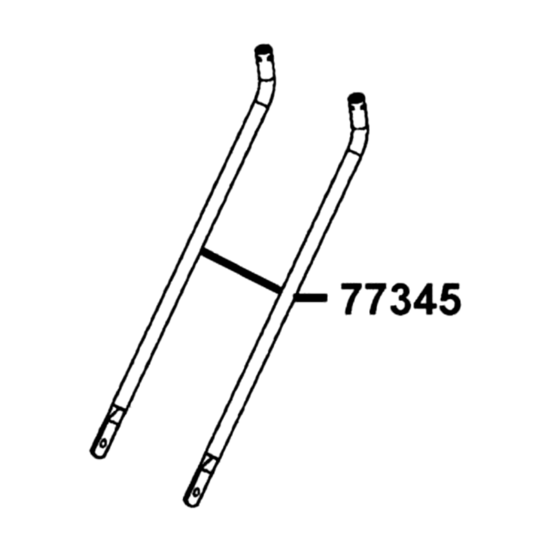 77345-LKK7-E00 TUBE REAR MOUNT-REAR RACK — diagram cutout