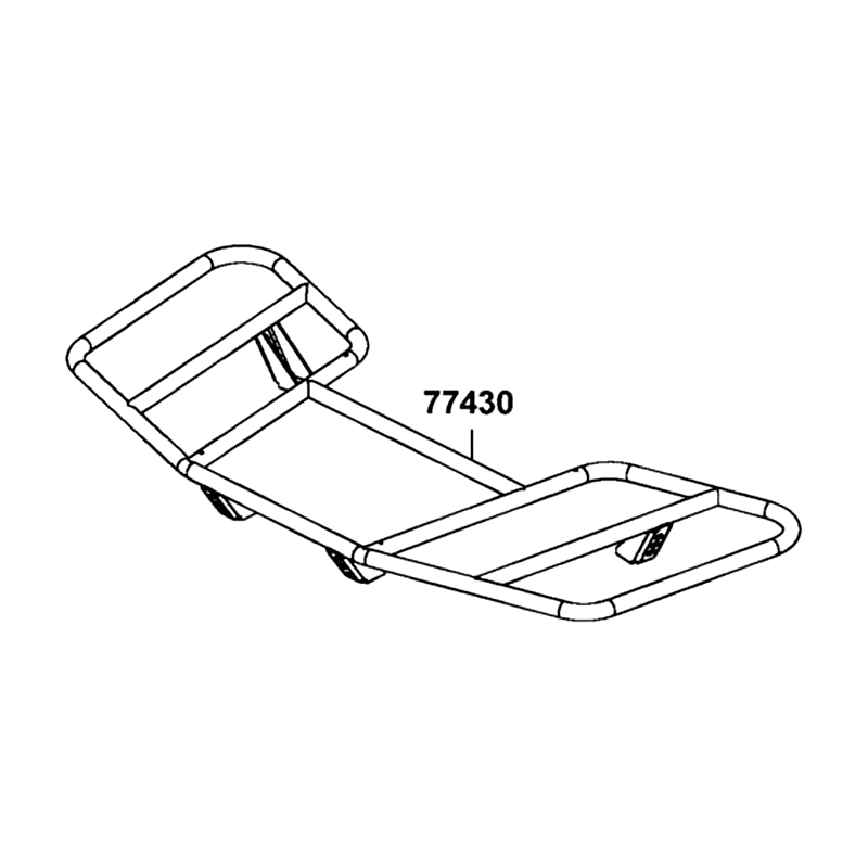 77430-AAA5-MG0 CARRIER FR RACK — diagram cutout
