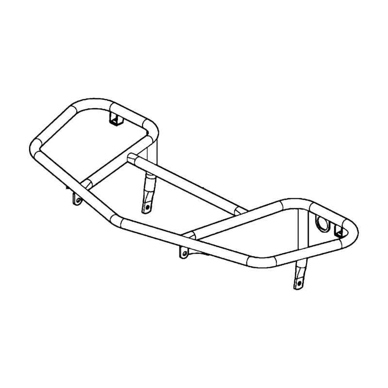 77430-LCA5-E00-MAS FRONT CARRIER LUGGAGE — diagram cutout