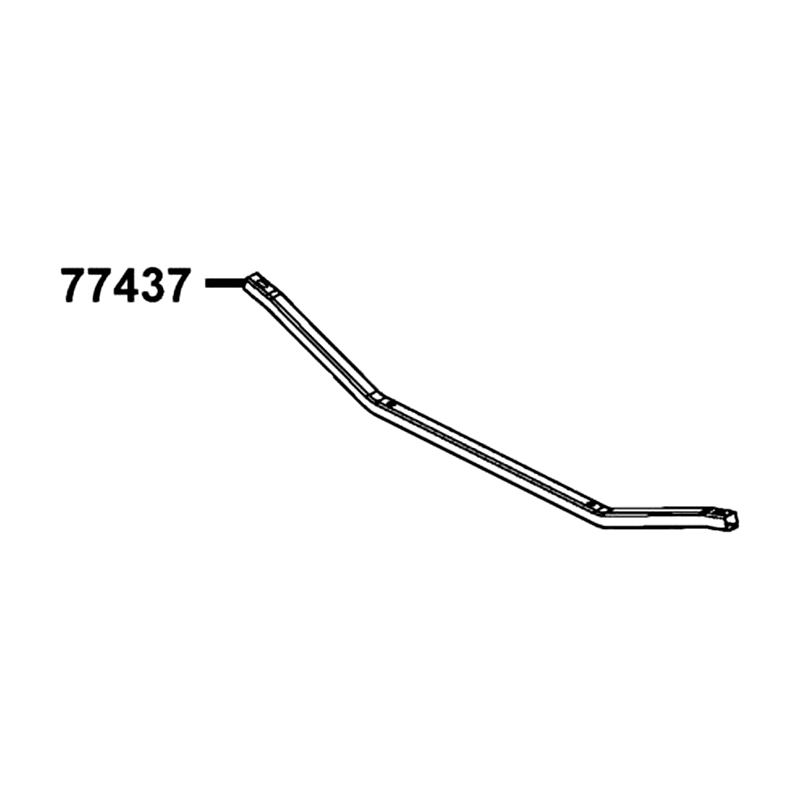 77437-LGC3-E00 TUBE REAR MOUNTIMG-FRONT — diagram cutout
