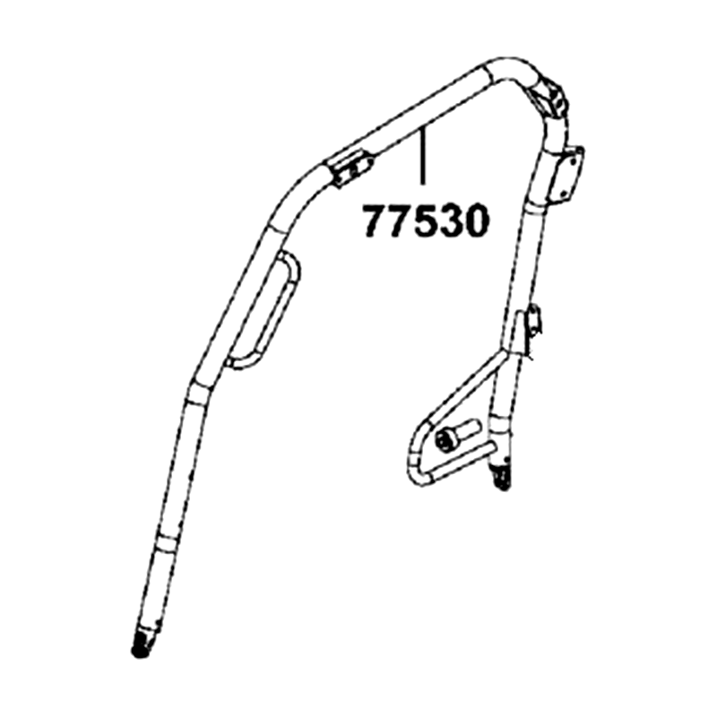 77530-AKB9-M00 R PIPE COMP ROOF — diagram cutout