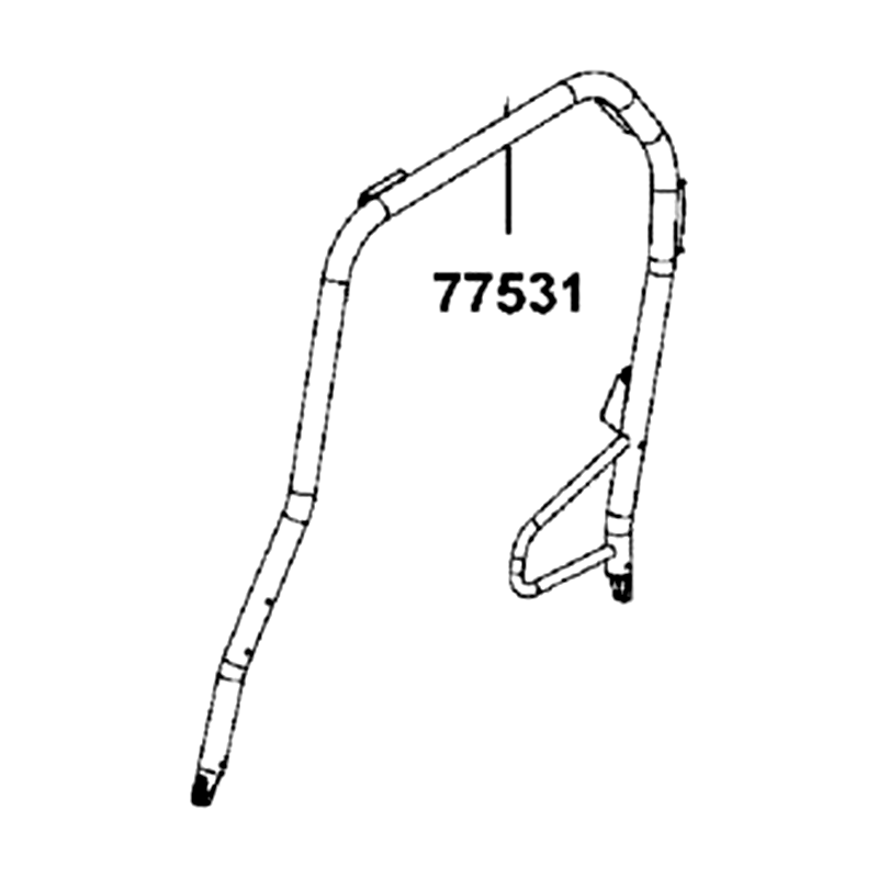 77531-AKB9-M00 L PIPE COMP ROOF — diagram cutout
