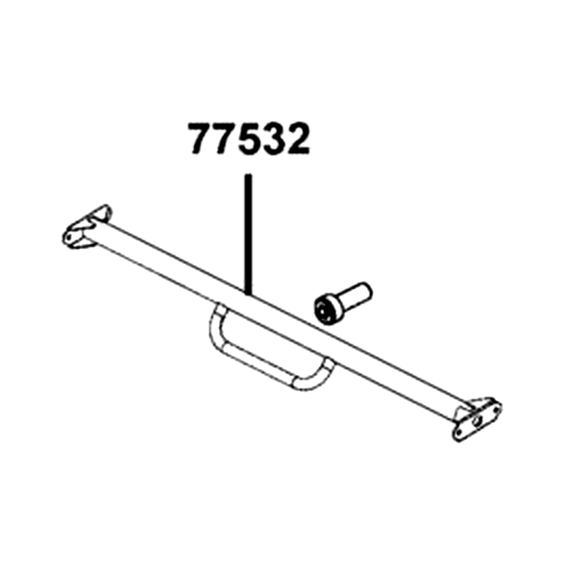 77532-ALE8-E00-MAS CROSS PIPE COMP. ROOF — diagram cutout