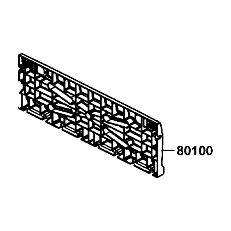 80100-AAA6-900-N1R LID REAR STORAGE (Black) — diagram cutout