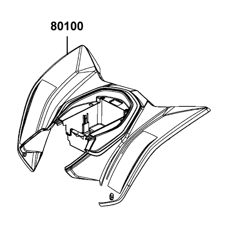 80100-ADC6-E76-J3P FENDER REAR — diagram cutout